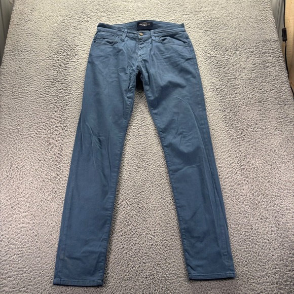 Mavi Jeans Chino Pants Mens 31x34 Blue Cotton Blend Stretch Jake Slim Fit - Picture 1 of 10